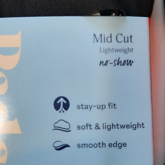 New Peds Black No Show Socks Womens 8-12 Mid Cut - Picture 2 of 12